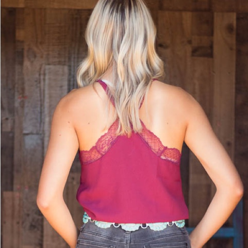 Maroon cami - Picture 2 of 2